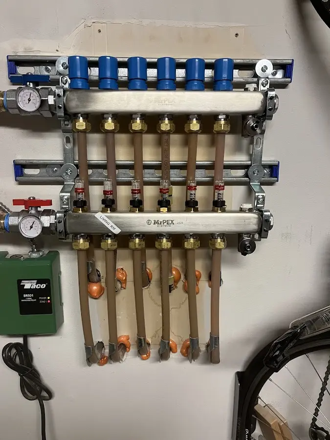 Plumber performing Gas Line Installation at a residential property in Hammond